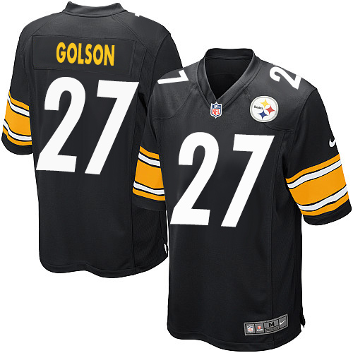 Men's Game Senquez Golson Nike Jersey Black Home - #27 NFL Pittsburgh Steelers